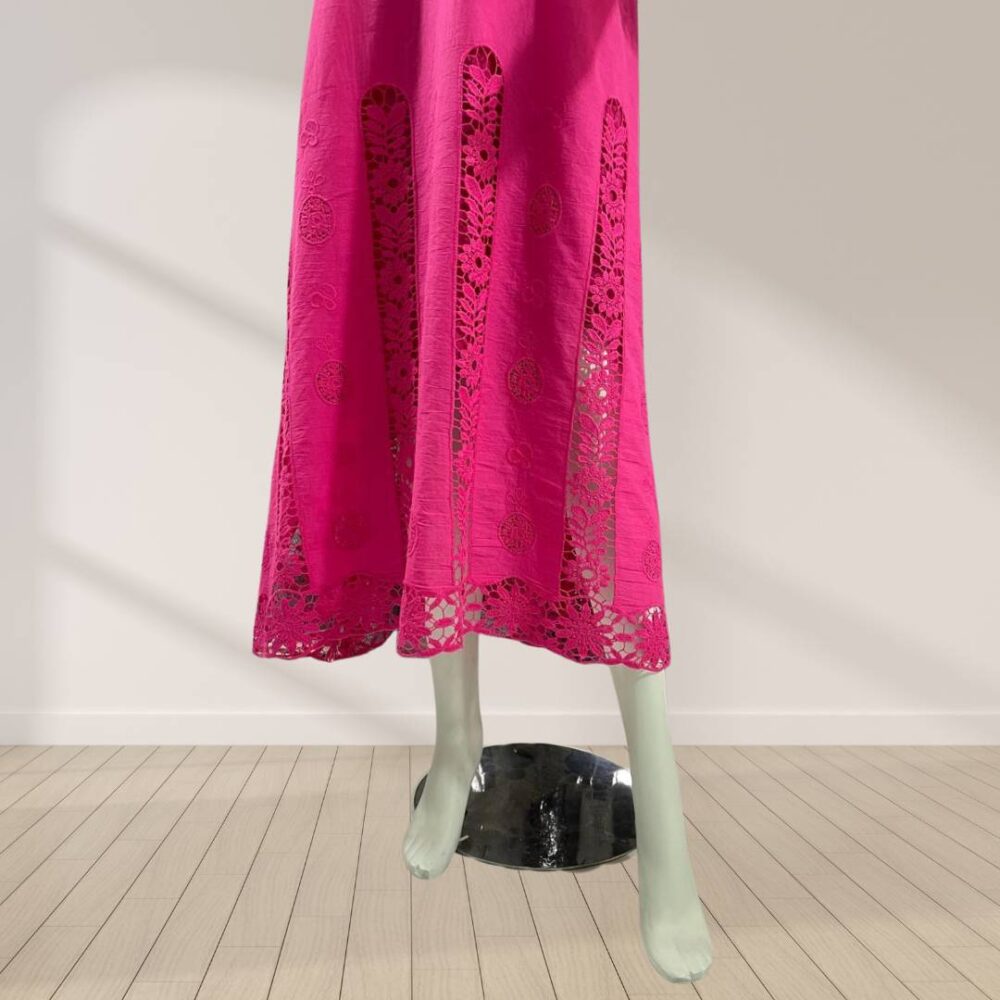 Elegant 1-Piece Fancy Chikankari Lawn Maxy - Image 3